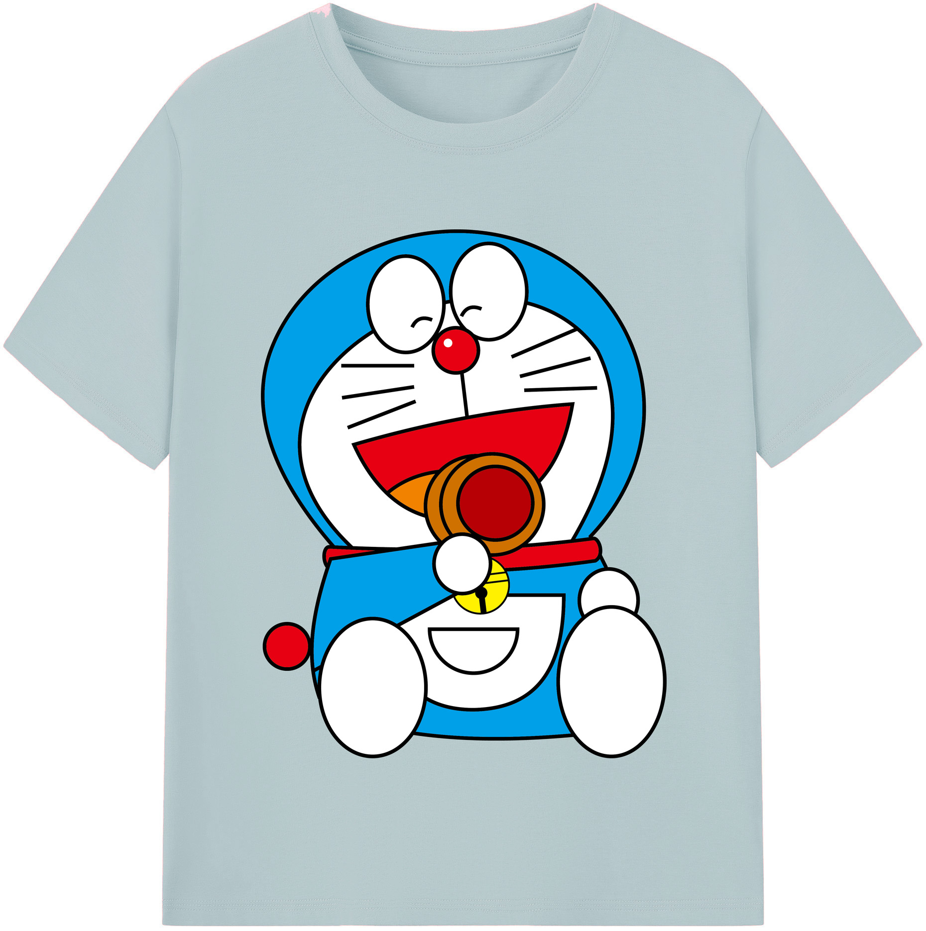 （画像用） ドラえもん Doraemon 綿100％半袖Tシャツ（フロントプリント）